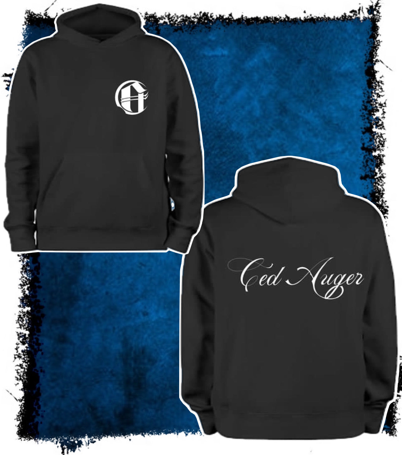 Hoodie Ced Auger Original Noir ou Blanc