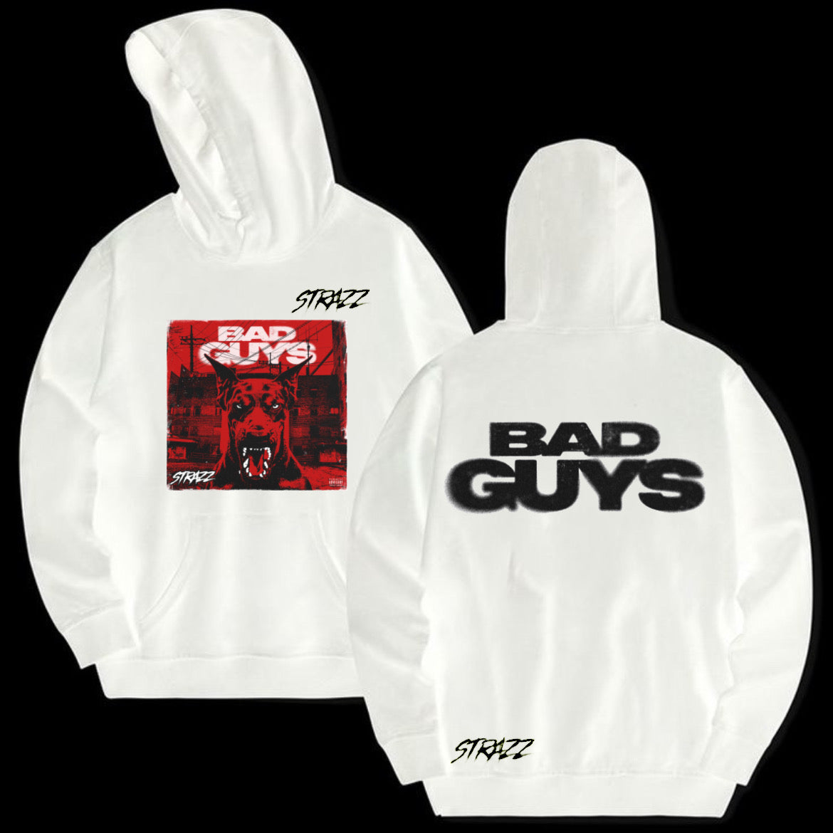 Hoodie Blanc Strazz