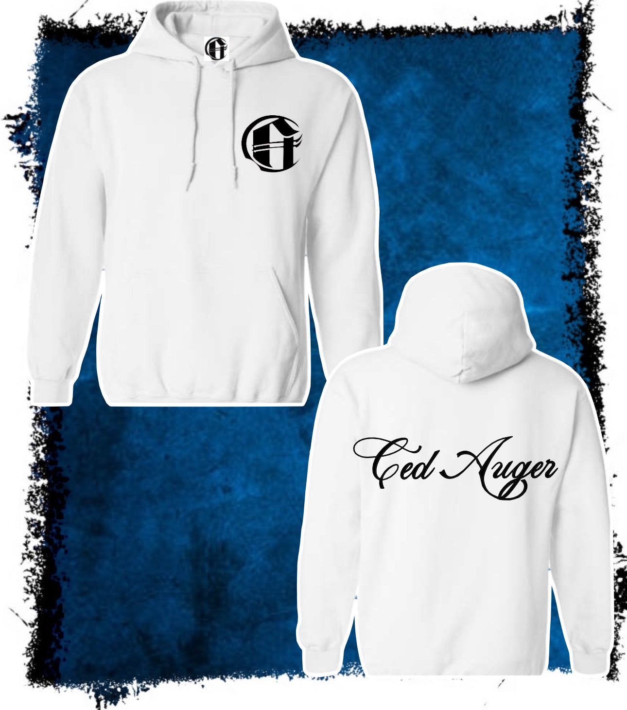 Hoodie Ced Auger Original Noir ou Blanc